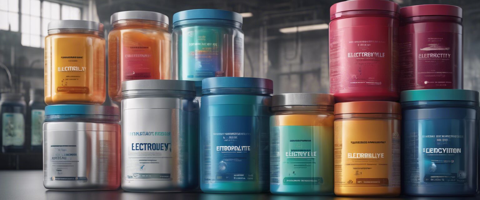 Different electrolyte powders